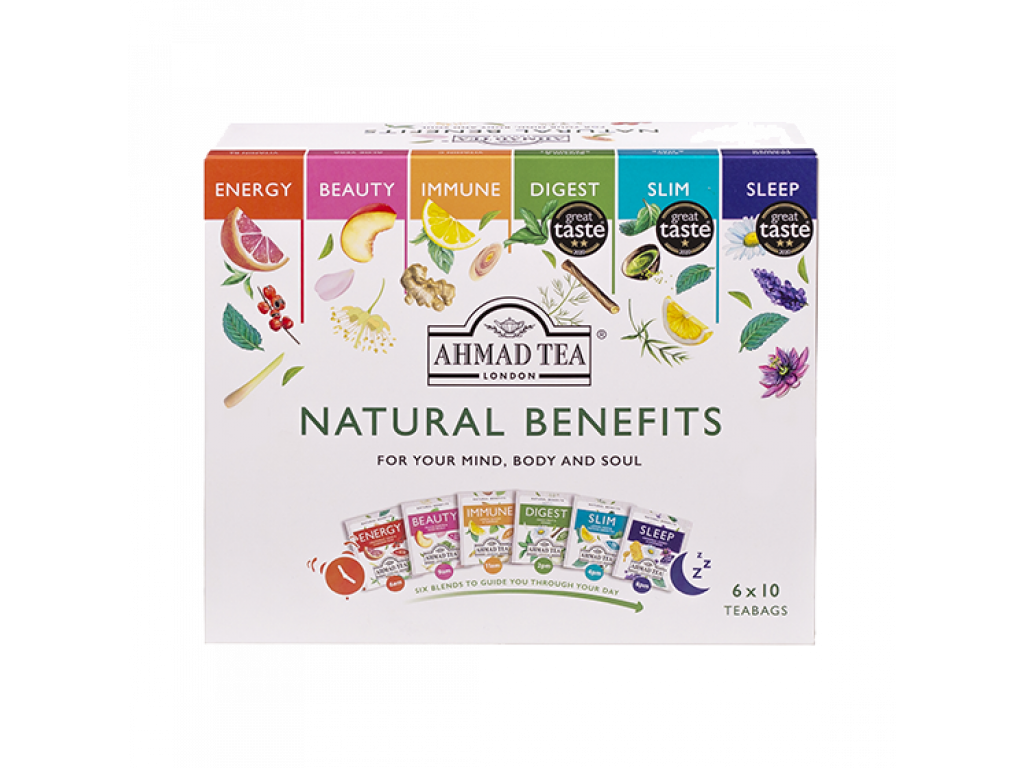 Ahmad Tea London Natural Benefits Selection| 60 alu sáčků 