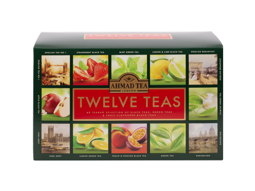 Ahmad Tea London Twelve Teas Selection 60 alu sáčků 