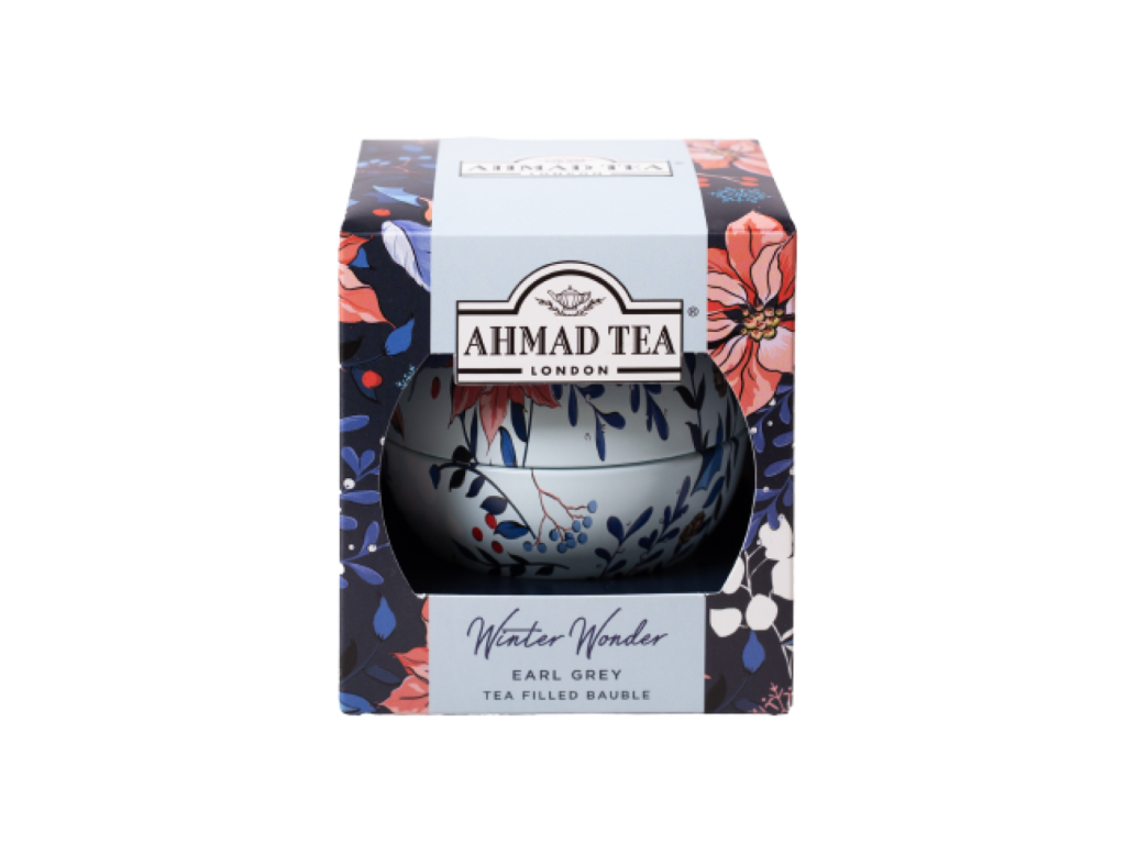 Ahmad Tea vánoční ozdoba Winter Wonder Earl Grey 25g sypaný 