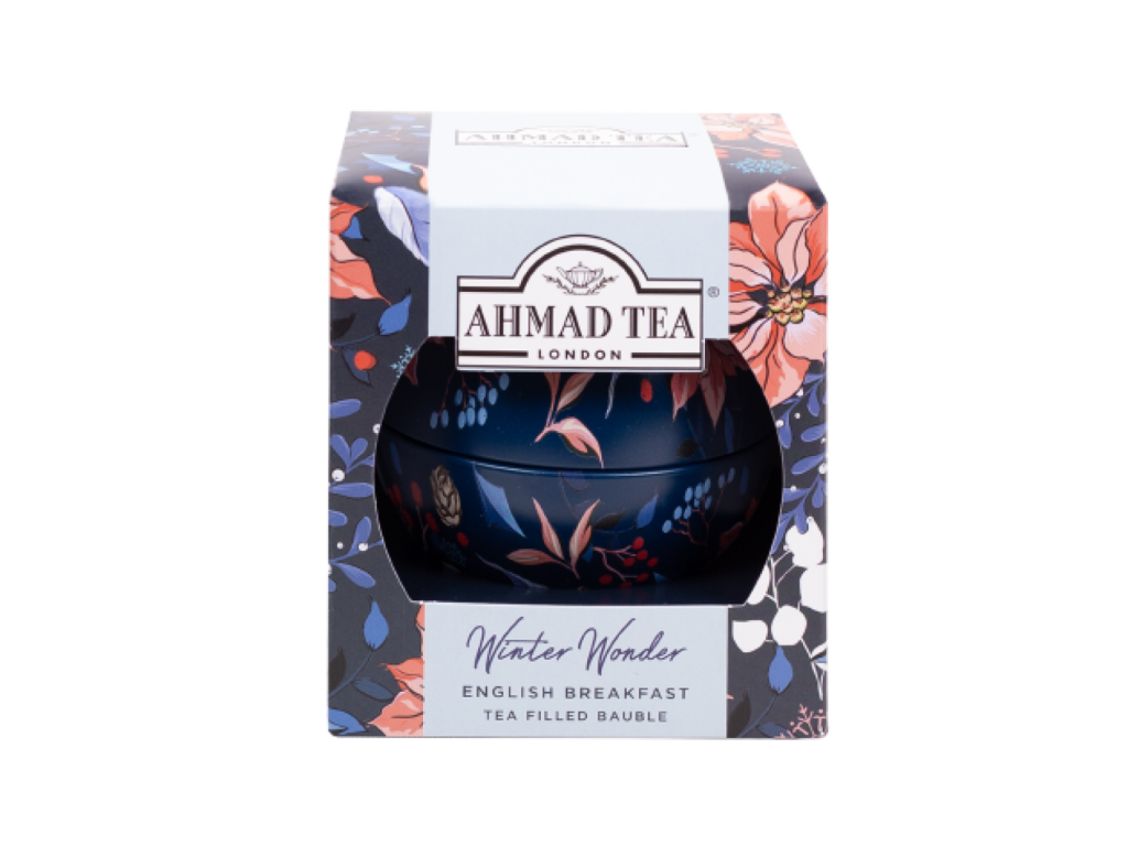 Ahmad Tea Vánoční ozdoba Winter Wonder English Breakfast 25g sypaný