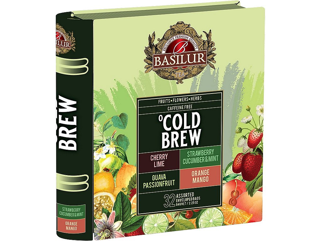BASILUR Cold Brew Book Assorted plech 32x2g