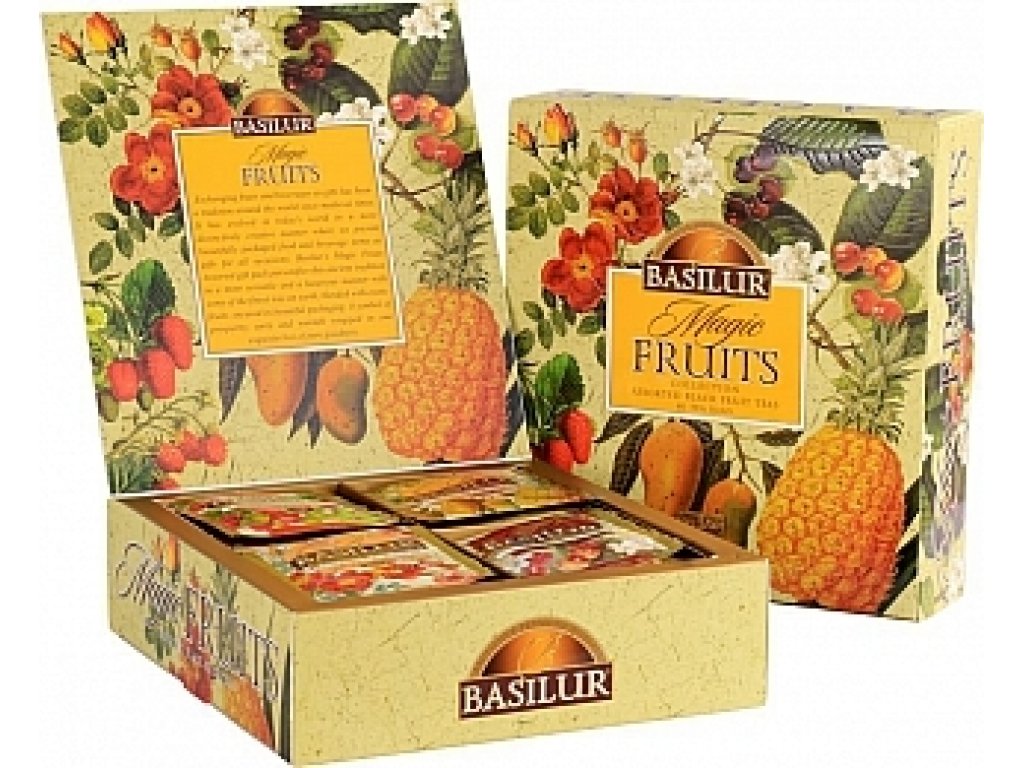 BASILUR Magic Fruits Assorted 40 ks