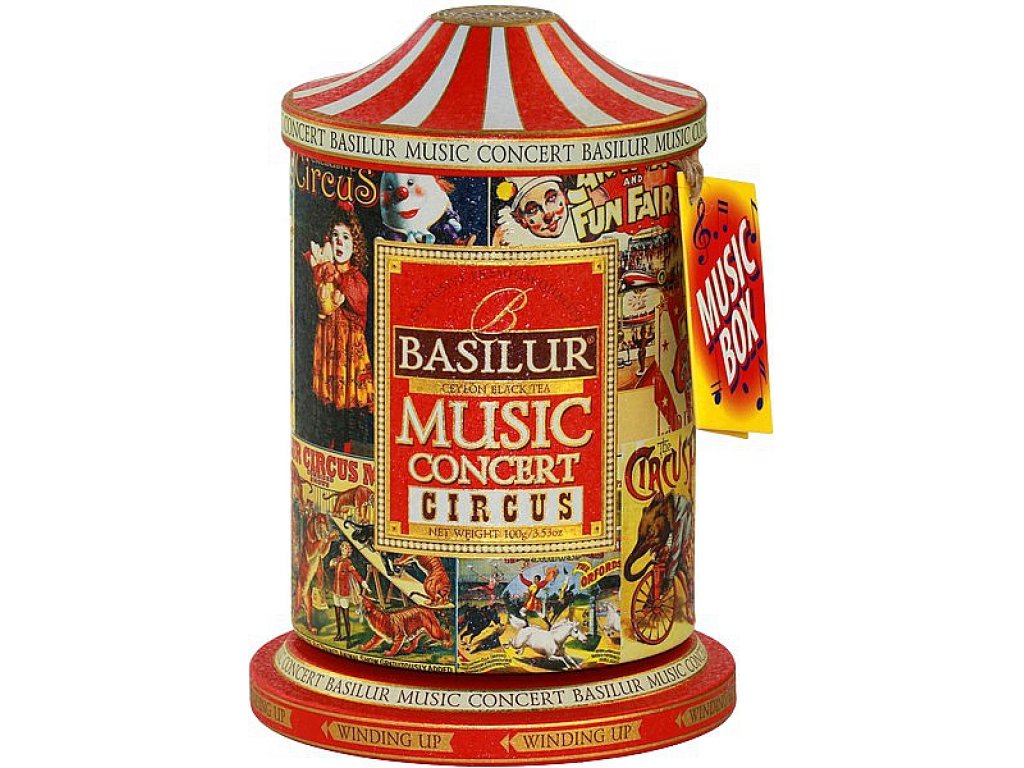 BASILUR Music Concert Circus plech 100g