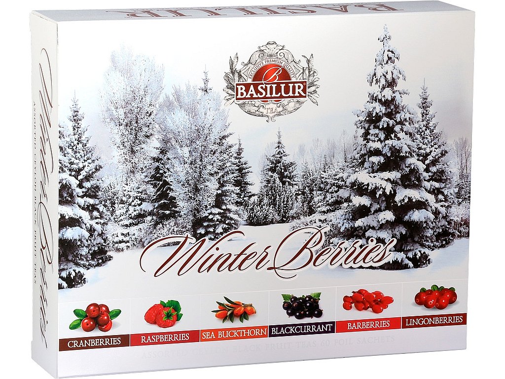 BASILUR Winter Berries Assorted 60 ks