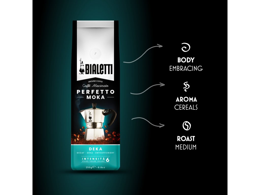 Bialetti Perfetto Moka Bezkofeinová 250 g