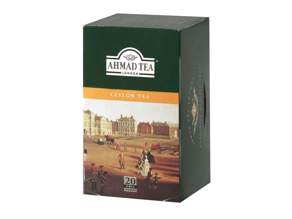 Čaj AHMAD TEA LONDON - černý čaj CEYLON - porcovaný 20 ks