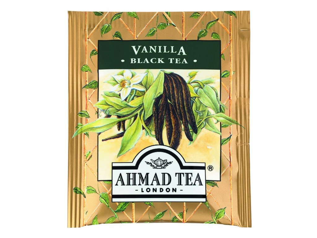 Čaj AHMAD TEA LONDON - černý čaj VANILKA- porcovaný 20 ks