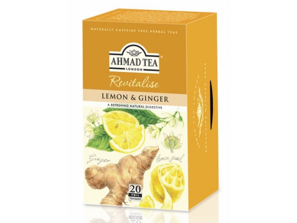 Čaj AHMAD TEA LONDON - Citron se zázvorem - porcovaný 20 ks