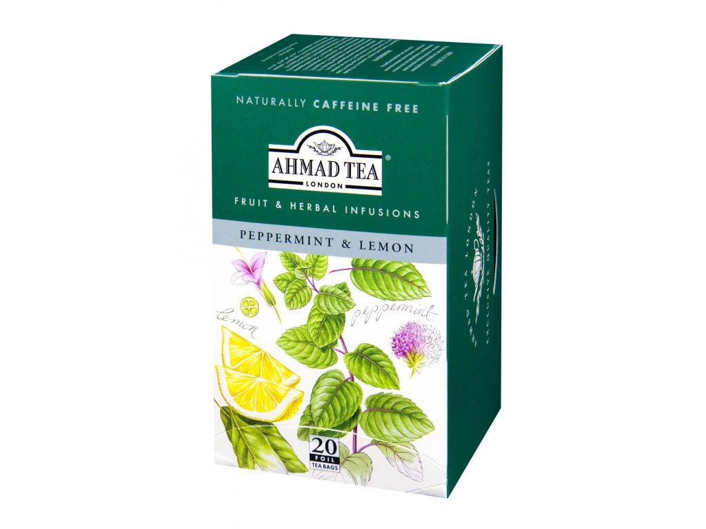 Čaj AHMAD TEA LONDON - Máta s citronem- porcovaný 20 ks