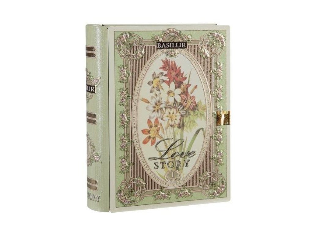Čaj Basilur - dárková kniha -sypaný čaj zelený 100g