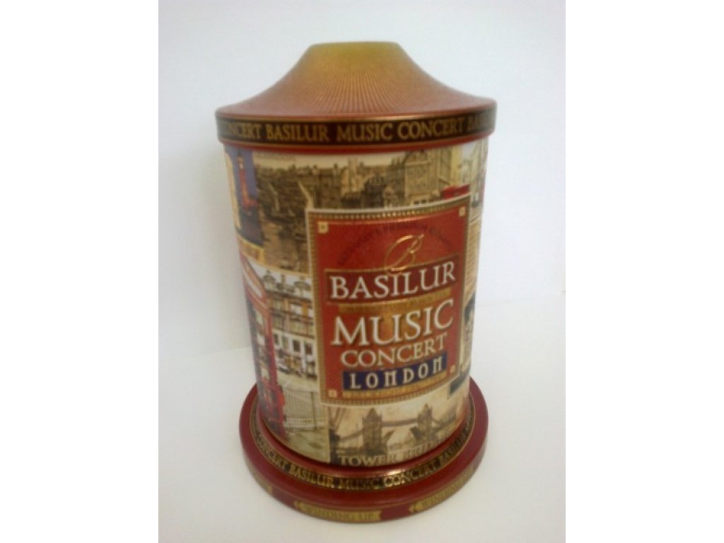 Čaj Basilur Music Concert London sypaný černý čaj 100g