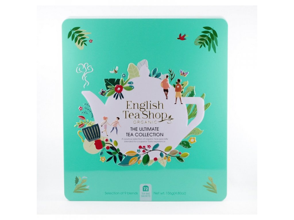 Čaj English Tea Shop Ultimate  dárková kolekce 72 ks čaje v plechové dóze