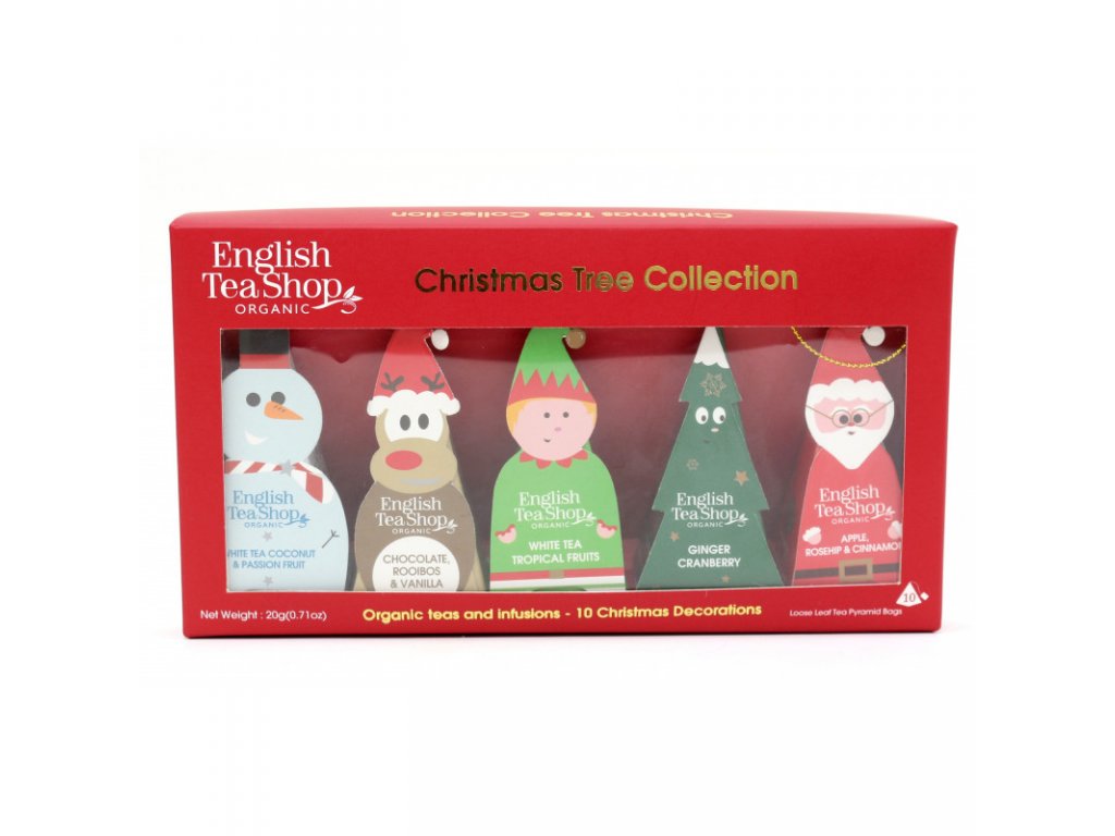 Čaj English Tea Shop vánoční figurky čajové 10 ks