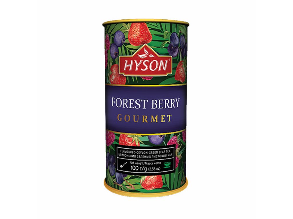 Čaj Hyson zelený Lesní ovoce -sypaný 100g