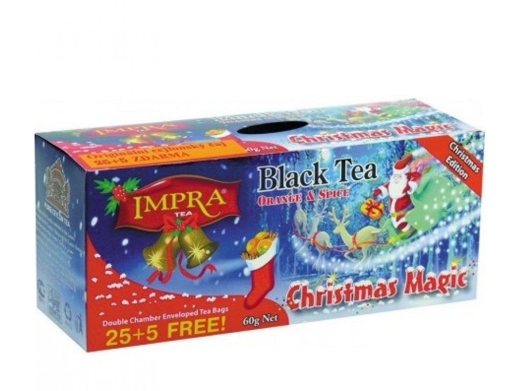 Čaj IMPRA Christmas Tea černý porcovaný 30 ks