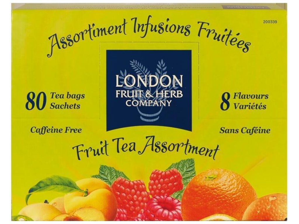 Čaj LONDON FRUIT&HERB - čajové ovocné variace 80 ks čaje