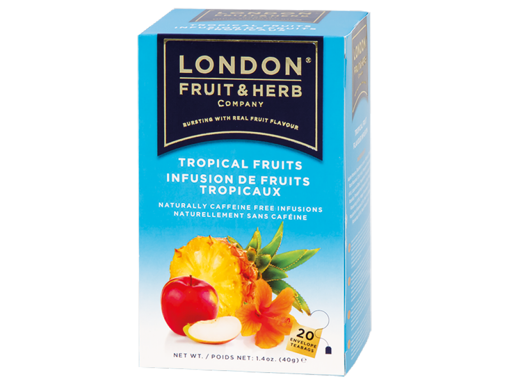 ČAJ LONDON FRUIT&HERB - ovocný čaj Tropické ovoce porcovaný 20 sáčků