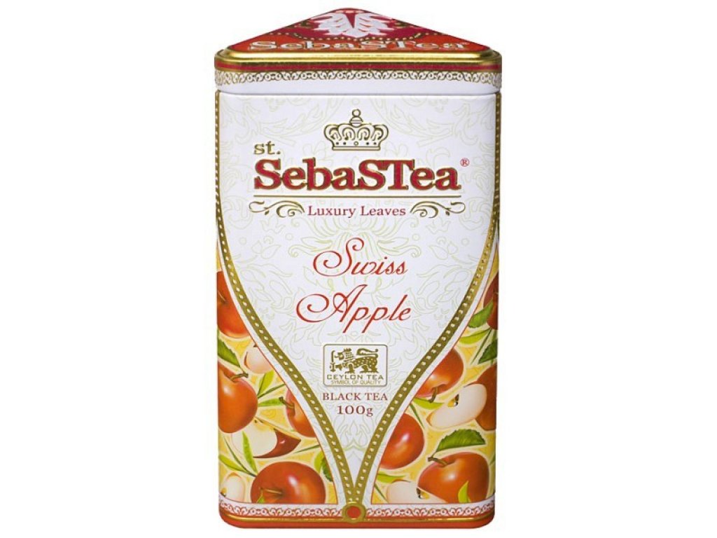 Čaj SebaSTea - sypaný černý čaj Swiss Apple 100g