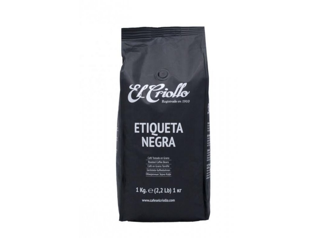 El Criollo Etiqueta Negra  100% Arabica zrnková káva 1000g