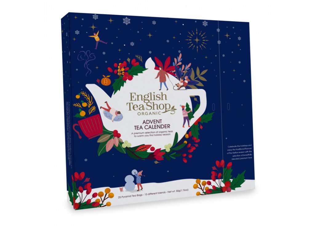 English Tea Shop Adventní kalendář modrý 25 ks