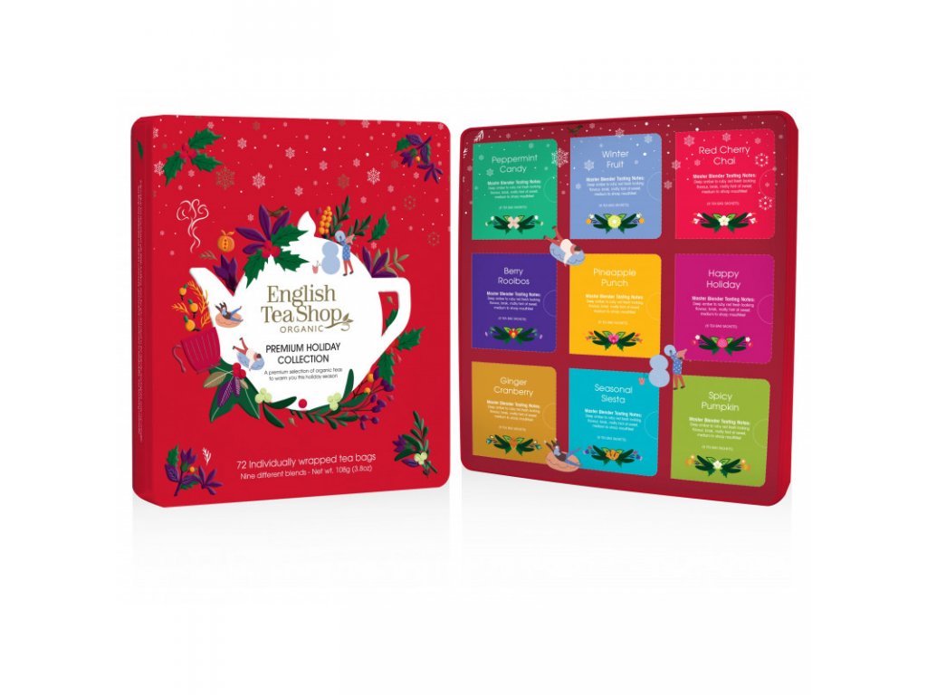 English Tea Shop  Premium Holiday Collection červená 72 ks