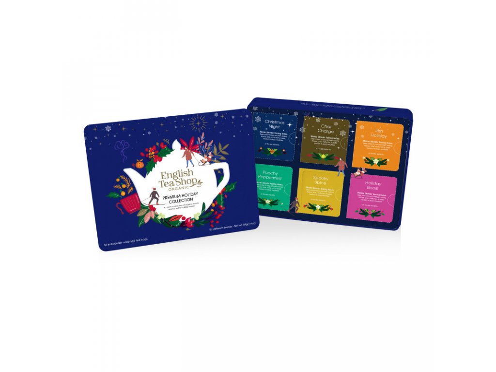 English Tea Shop  Premium Holiday Collection modrá 36ks