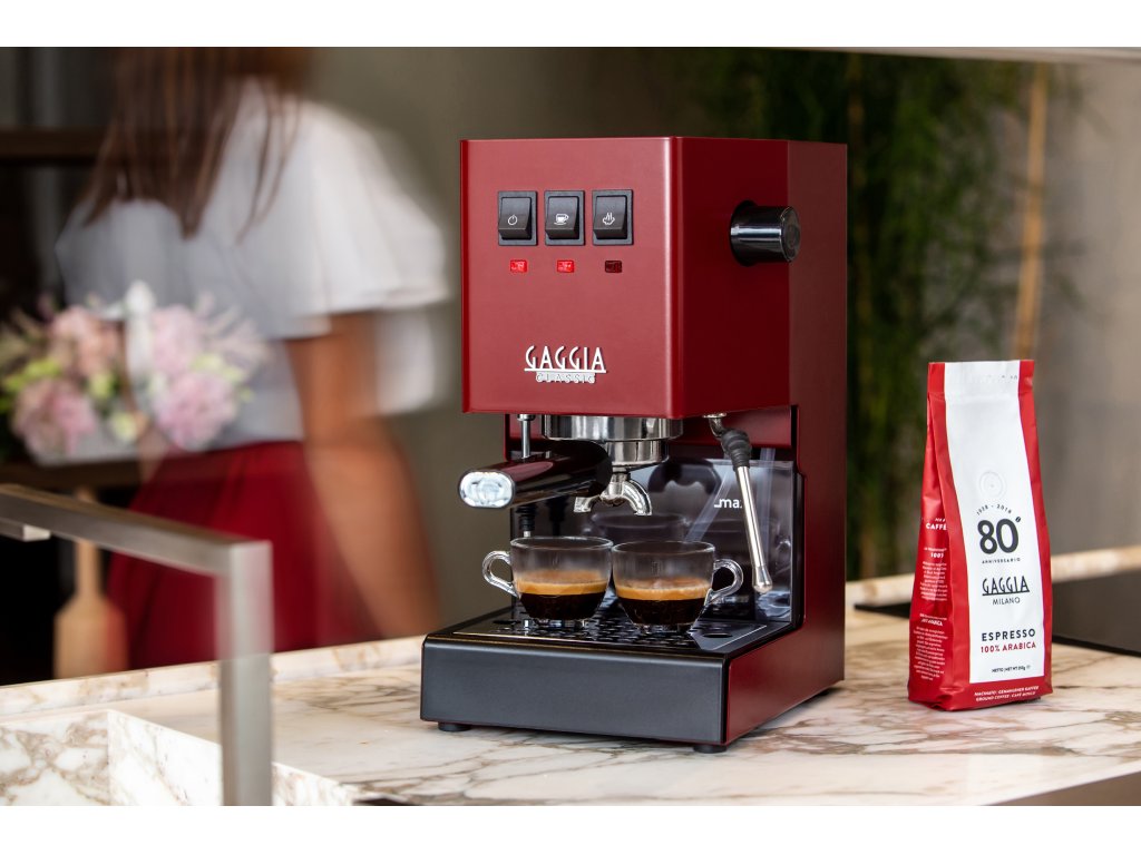 Gaggia New Classic Plus Evo červená