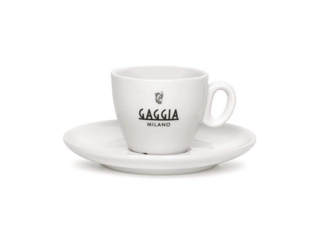 Gaggia šálky s podšálky espresso 6 ks