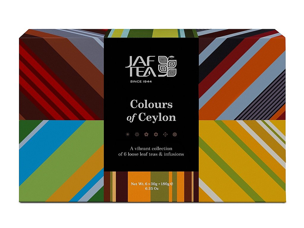 JAFTEA Box Colours of Ceylon Collection  6x30g