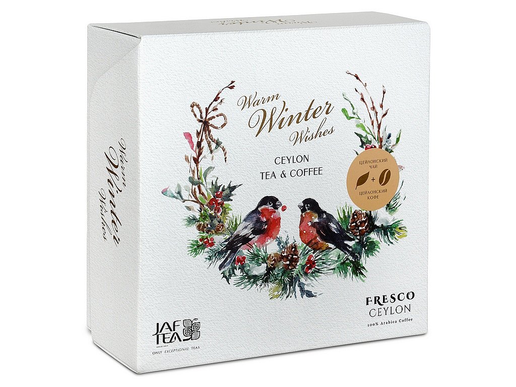 JAFTEA Box Warm Winter Wishes Tea & Coffee zrno 80g
