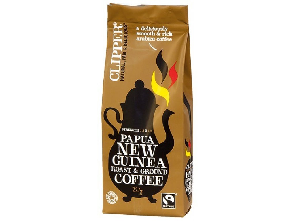 Káva Clipper - mletá káva Papua Nová Guinea 227g