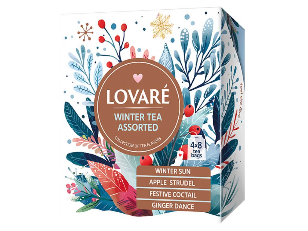 LOVARÉ WINTER Black Tea Assorted coll. 64g 