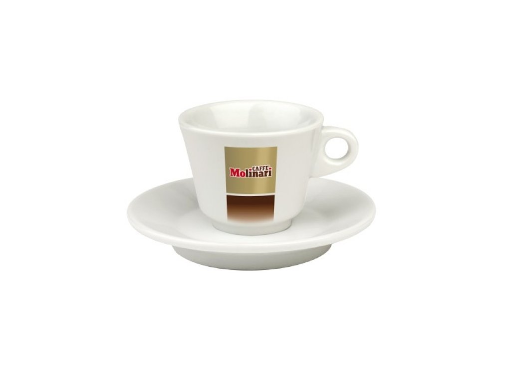 Molinari šálek cappuccino s podšálkem 1 ks