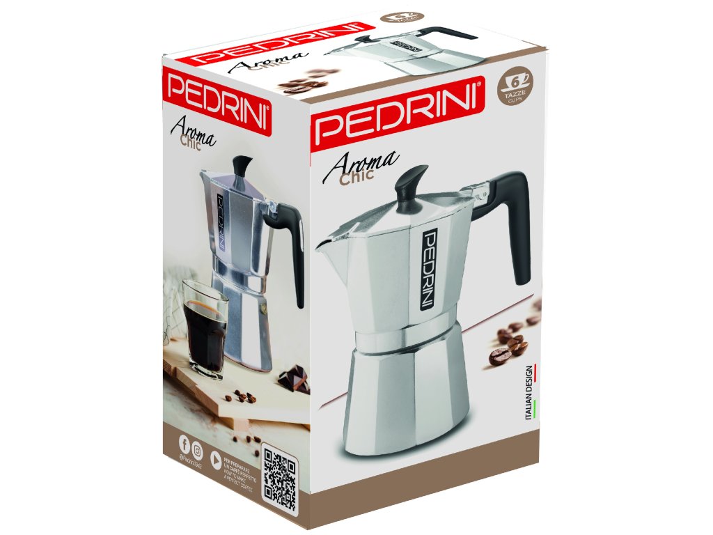 Pedrini Kaffettiera Brillant (různé velikosti)
