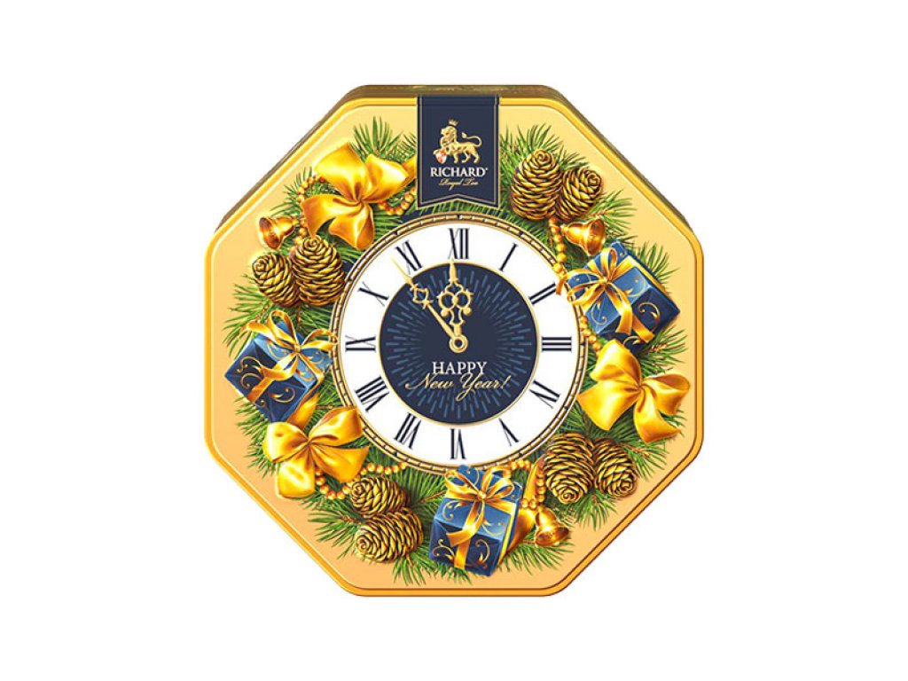 Richard Sparkling New Year (zlatý), černý čaj 80g