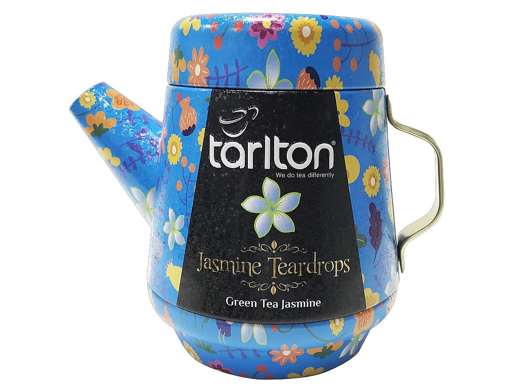 TARLTON Tea Pot Jasmine Teardrops Green Tea plech 100g