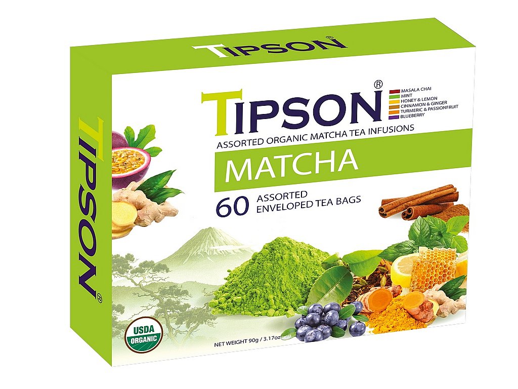 TIPSON  BIO Matcha kazeta 60 ks