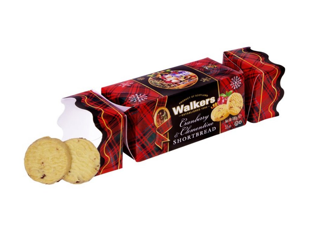 Walkers Xmas Cracker  Cranberry & Clementine 100g