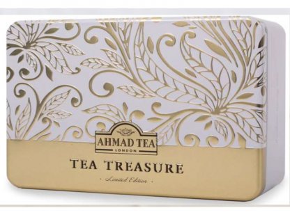 AHMAD TEA LONDON Tea Treasure  60 ks čajů v plechové dóze