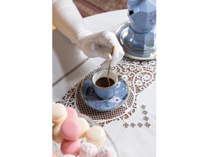 Bialetti set 2 šálků s podšálky Bridgerton