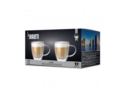 Bialetti set 2 sklenic Capri 160 ml