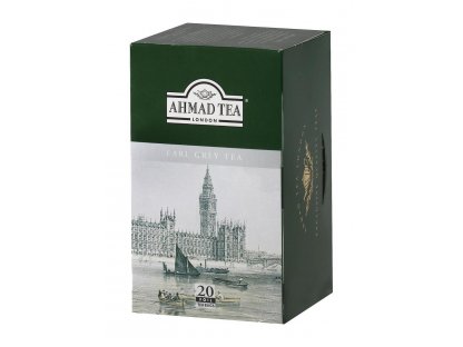 Čaj AHMAD TEA LONDON - černý čaj EARL GREY- porcovaný 20 ks