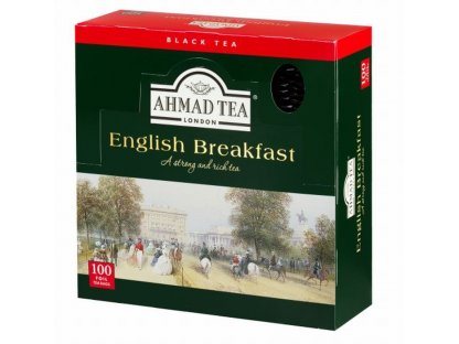 Čaj AHMAD TEA LONDON - English Breakfast porcovaný 100 ks