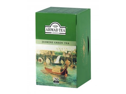 Čaj AHMAD TEA LONDON - zelený čaj s jasmínem- porcovaný 20 ks