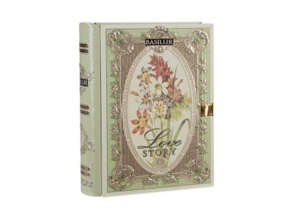 Čaj Basilur - dárková kniha -sypaný čaj zelený 100g