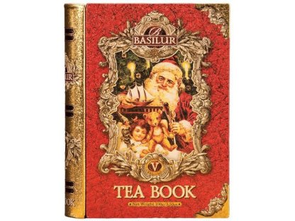 Čaj BASILUR  vánoční červená kniha sypaný čaj 100g