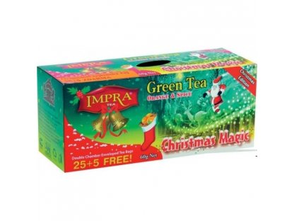 Čaj IMPRA Christmas Tea zelený porcovaný 30 ks