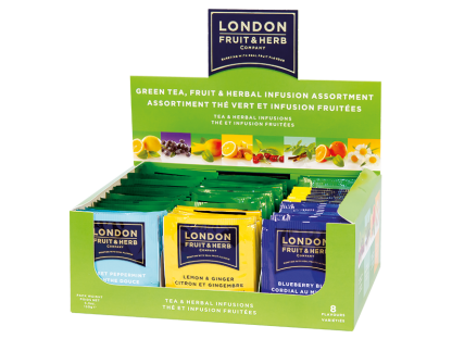 Čaj LONDON FRUIT&HERB - čajové variace zelených,ovocných a bylinkových čajů 80 ks