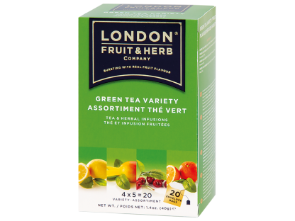 ČAJ LONDON FRUIT&HERB - zelený čaj variace porcovaný 20 sáčků