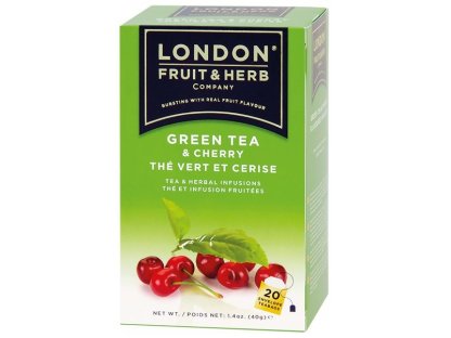 Čaj London Fruit&Herbs- zelený s višní 20 ks